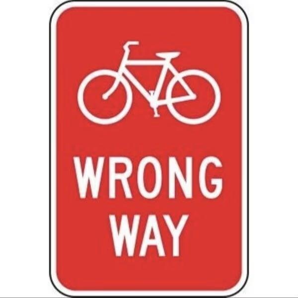 Accuform BICYCLE PEDESTRIAN SIGN BICYCLE FRR685DP FRR685DP - main